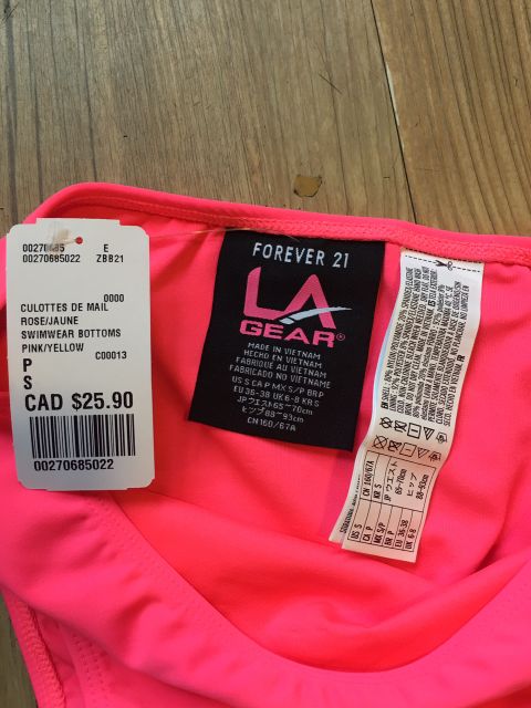 Bikini L.A.Gear hiệu F21 | BigBuy360 - bigbuy360.vn