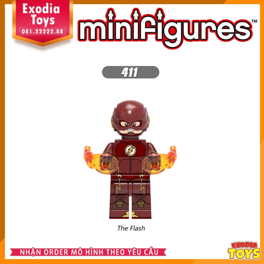 Xếp hình minifigure nhân vật siêu anh hùng vũ trụ Marvel/DC - Đồ Chơi Lắp Ghép Sáng Tạo - X0134