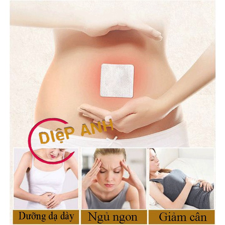 hộp 30 miếng dán rốn 3 trong 1 - GIẢM BÉO BỤNG- DƯỠNG DẠ DÀY- NGỦ NGON