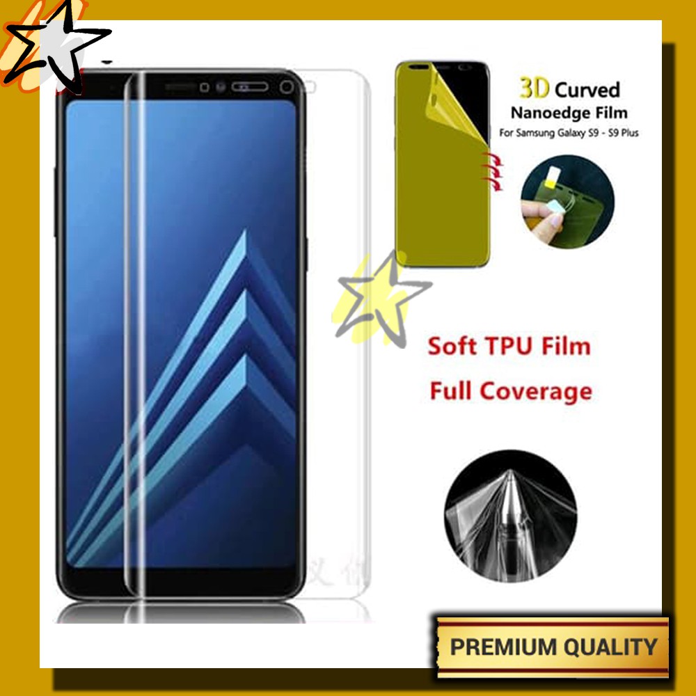 Kính Cường Lực Viền Tpu Dẻo Bảo Vệ Toàn Màn Hình Chống Trầy Cho Samsung Galaxy S9 Plus