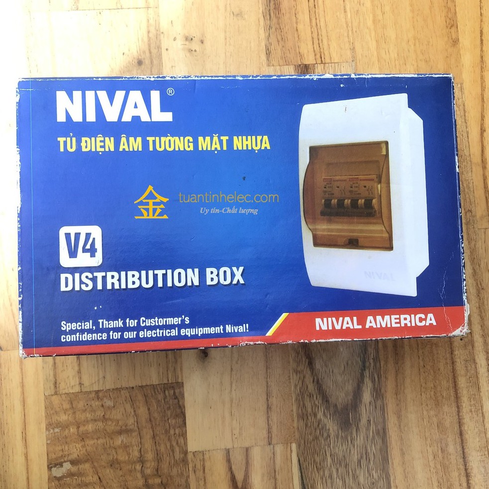 Tủ điện âm tường mặt nhựa Nival