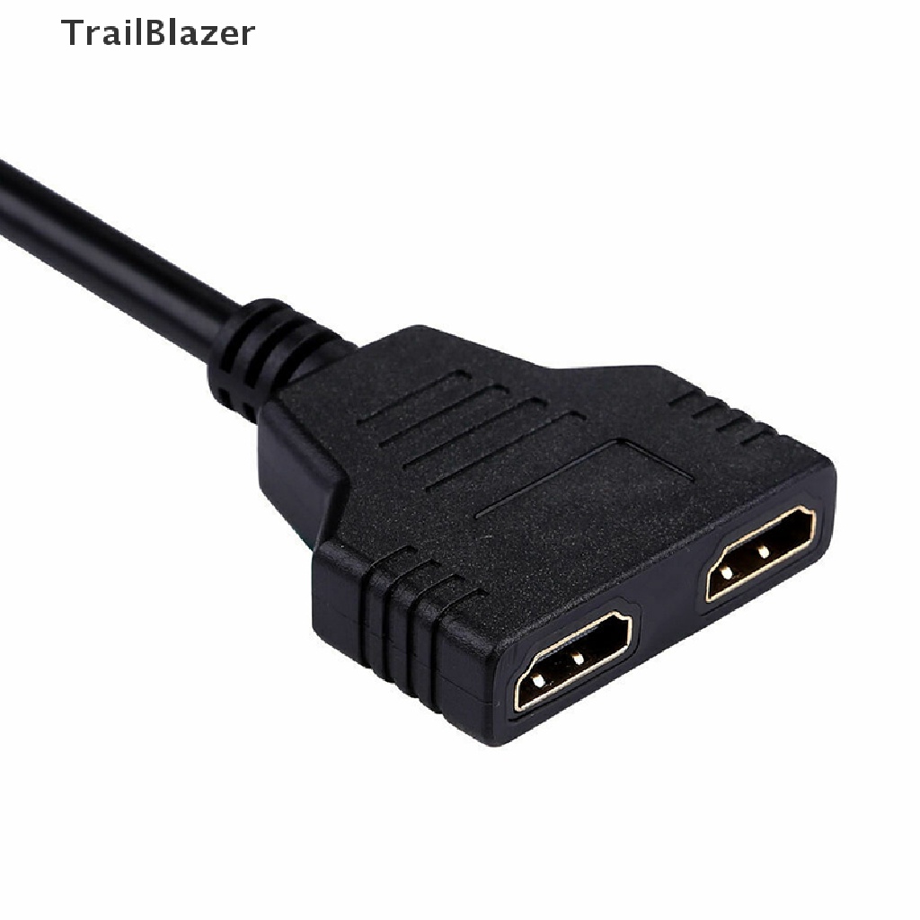 Tbvn HDMI Port Male to Female 1 Input 2 Output Splitter Cable 1080P Adapter Converter Jelly
