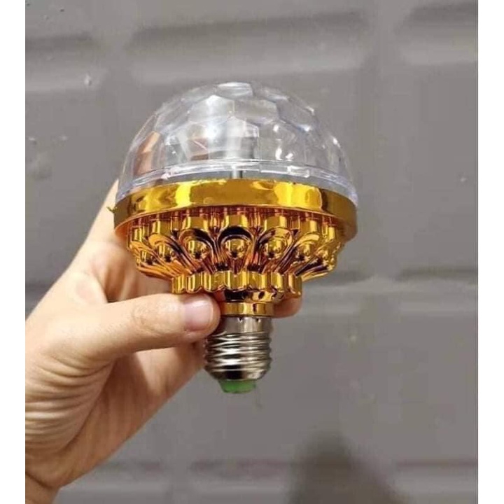 Đèn Nháy Đui - Đèn Led Nháy Chớp 7 Màu 5 Chế Độ Tự Xoay Đui Tròn Cao Cấp