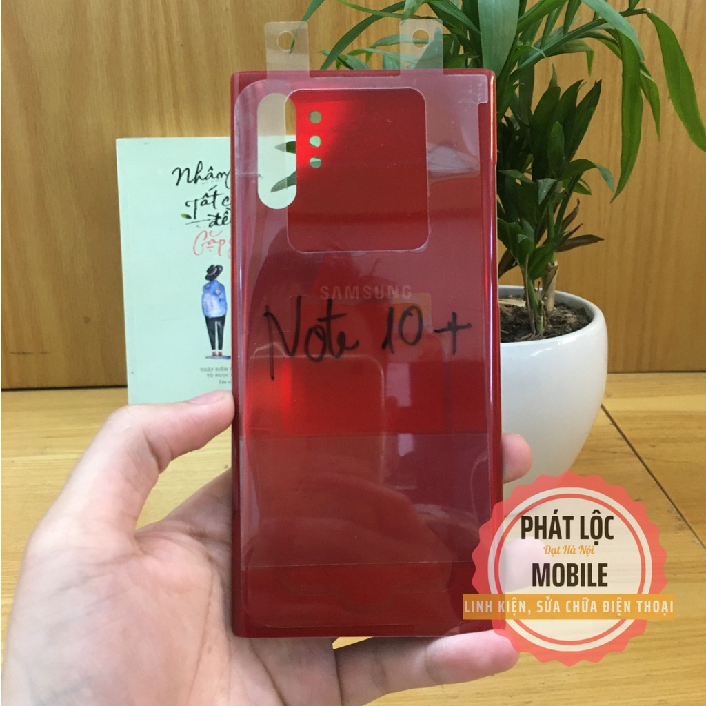Nắp lưng Note 10 Plus Samsung Zin công ty, thay thế đủ các màu sắc