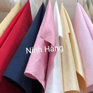 Vải tafta nhũ đủ màu đẹp