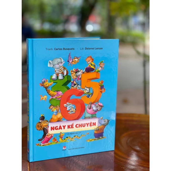 Sách Kim Đồng - 365 Ngày Kể Chuyện (Bình Book) - Bìa cứng In màu toàn bộ