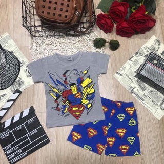 Bộ siêu nhân bé trai Combo 3 bộ
