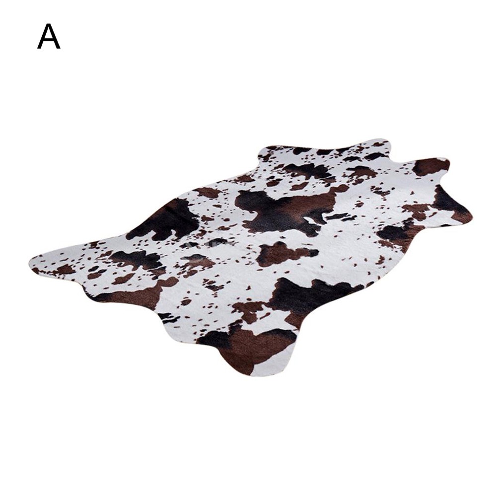 Thảm chùi chân chống trượt in hình con bò / ngựa vằn