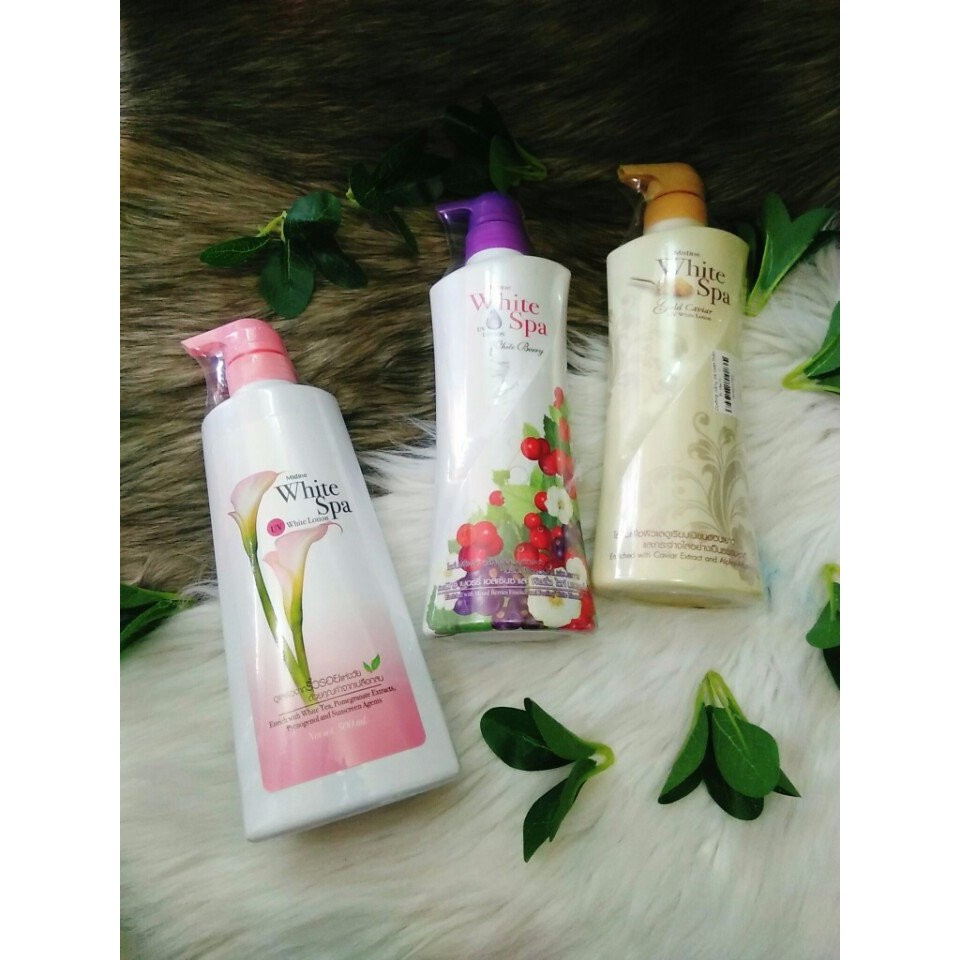 Sữa dưỡng thể siêu trắng Mistine White Spa UV Lotion 500ml - DC