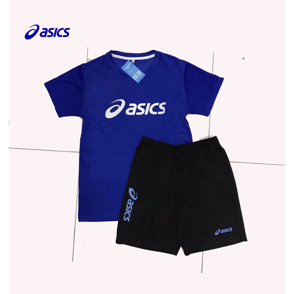 SET BỘ ĐỒ THỂ THAO NAM, THUN THỂ THAO MỀM MẠI ASICS