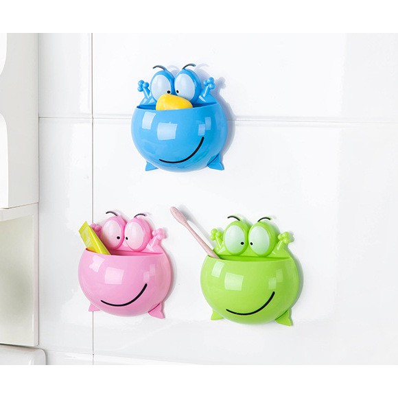 Dụng cụ để bàn chải con ếch dễ thương