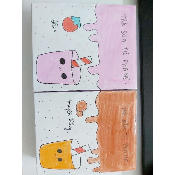 Squishy trà sữa tự pha handmade