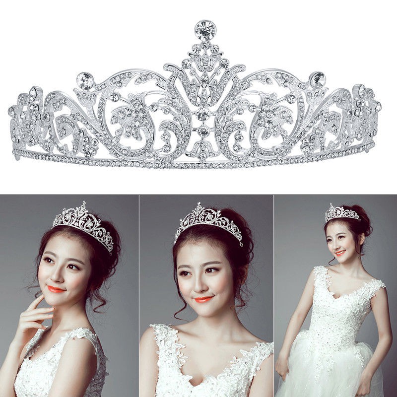 Princess crown with stones for wedding party