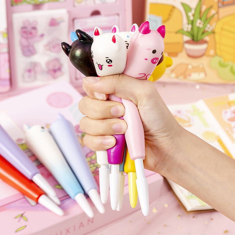 Bút mực gel mềm thiết kế dễ thương sáng tạo cho học sinh