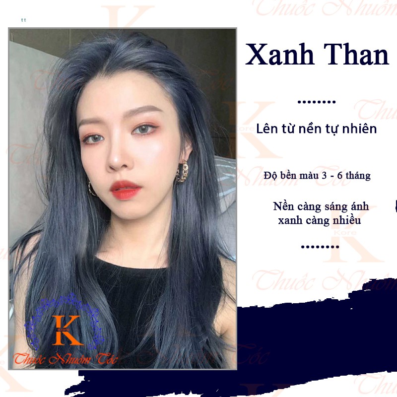 Thuốc nhuộm tóc XANH ĐEN / XANH THAN / XANH DƯƠNG ĐEN Chenglovehairs, Chengloveshair, Chengloveshairs, Chenglovehair