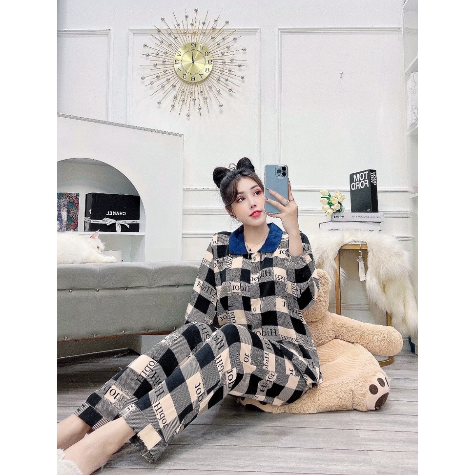 Đồ bộ nữ pijama lụa hàn cao cấp mềm mịn nhẹ