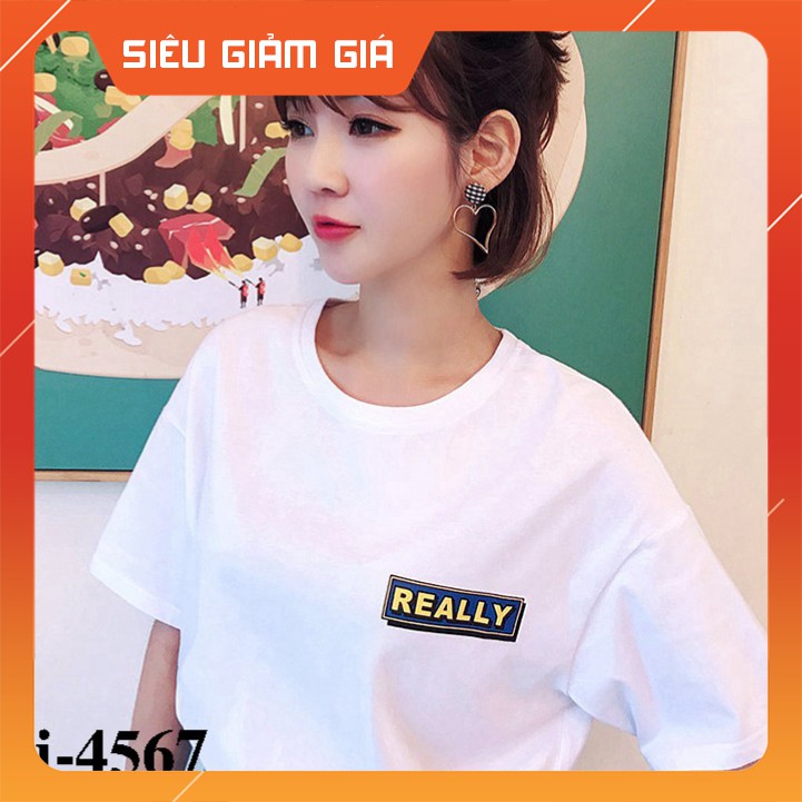 I4567 Áo Thun Nữ Tay Lỡ Giá Rẻ Bèo [Xả Kho Khuyến Mại]