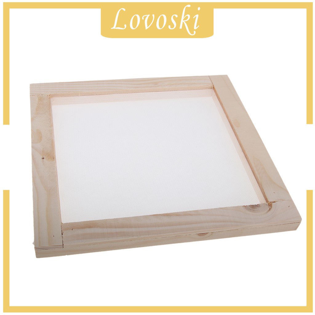 [Lovoski] Bộ 2 Khuôn Làm Giấy A4 Nghệ Thuật Tái Chế Được