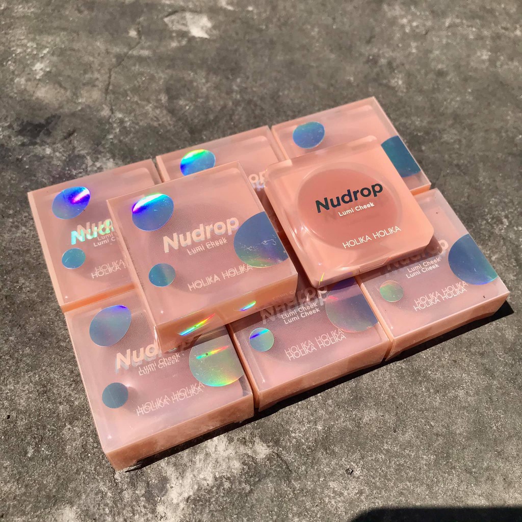 Má hồng thạch nhũ Holika Nudrop Lumi Cheek | BigBuy360 - bigbuy360.vn