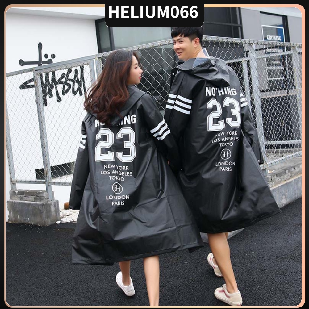 Áo mưa EVA Vải Thời trang Phiên bản khoác Nam Nữ Người lớn Đi bộ đường dài Helium066