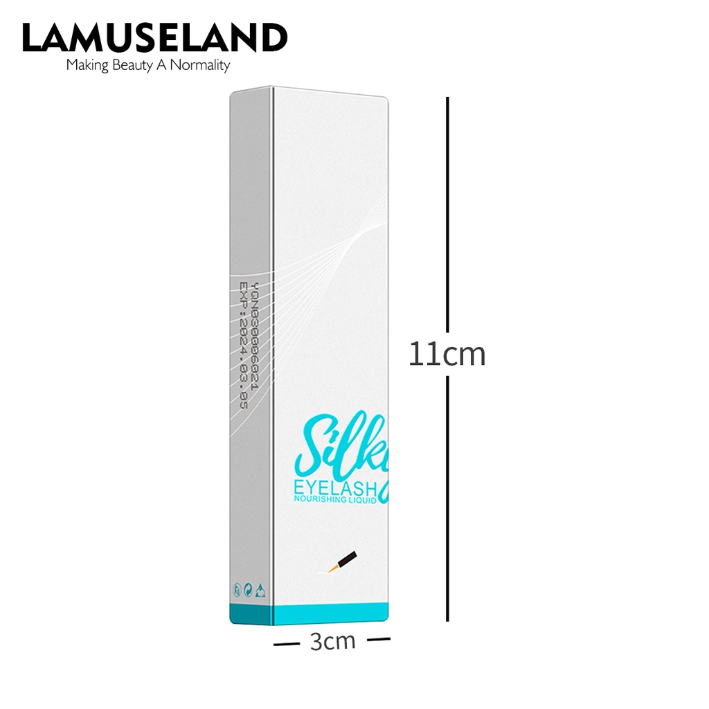 Dung dịch LAMUSELAND trong suốt không màu nuôi dưỡng kích thích làm dày và dài mi nhẹ nhàng không gây tổn thương 2.5g | BigBuy360 - bigbuy360.vn