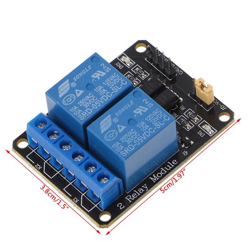 SEL 2 Channel DC 5V Relay Switch Module For Raspberry Pi ARM AVR DSP