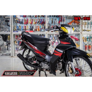 tem rời xe sirius đỏ đen