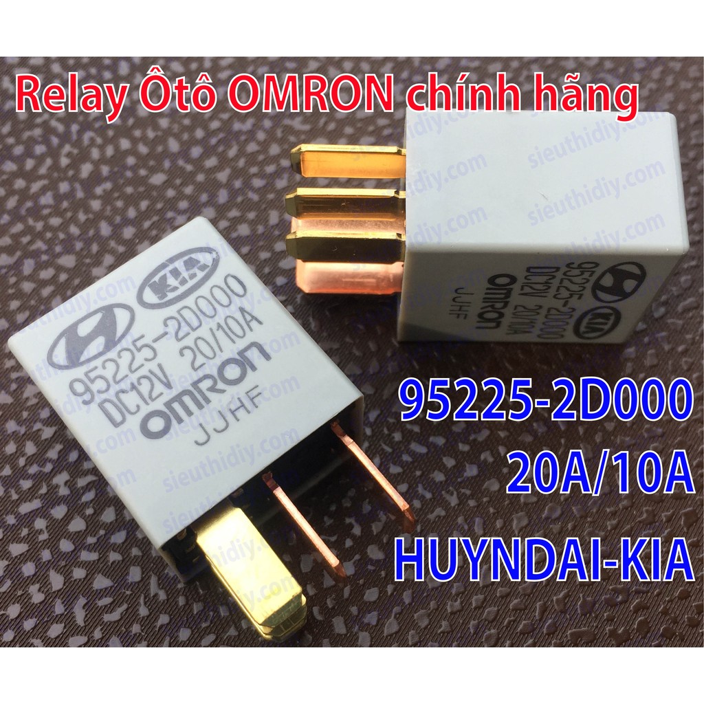 Rơ le 12VDC 10A/20A Relay xe máy, ô tô  OMRON/DECO