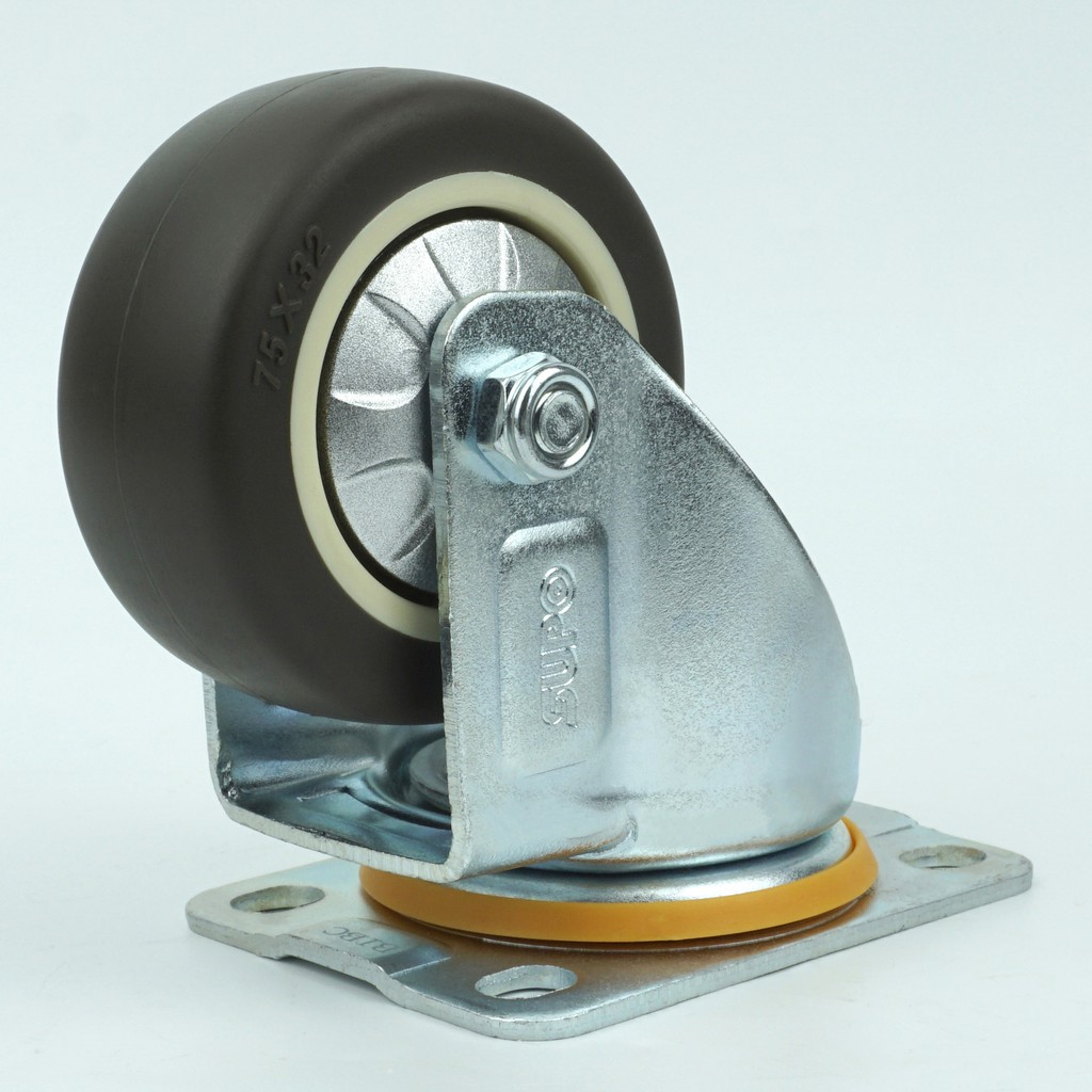 Bánh xe cao su mềm 75x32 cao su