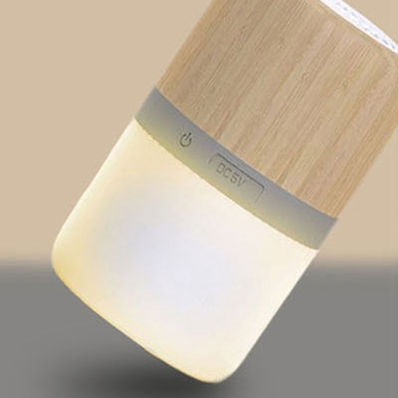 Night Light Bluetooth Creative Wood A10 Wireless Bluetooth Speaker