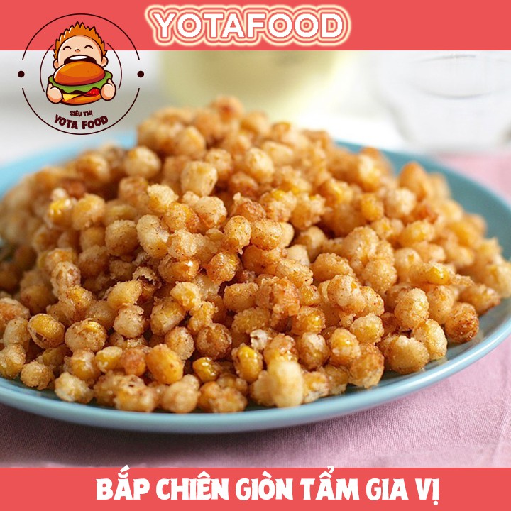 [Mã GROSALEHOT giảm 8% đơn 250K] 500 Gram Bắp chiên giòn tẩm gia vị ( Giòn ngon - Đậm vị )