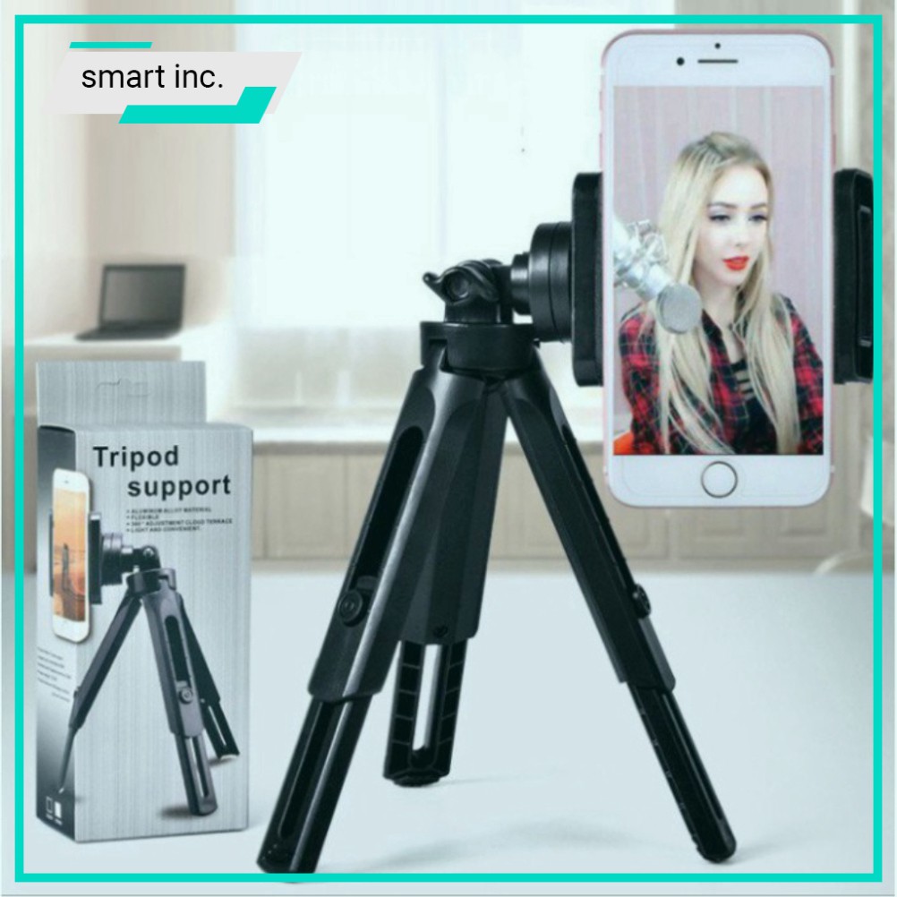 Tripod 3 Chân Giá Đỡ Gấp Gọn Gậy Selfie Bluetooth Tự Sướng Xoay 360 Độ Đế Đỡ Điện Thoại Chụp Hình Quay Phim