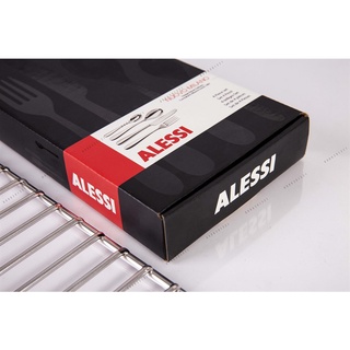 Bộ 4 món dao muỗng nĩa alessi nuovo milano - inox 18/10