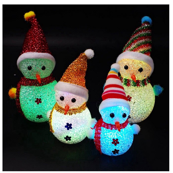 [HCM] Đèn người tuyết đèn LED trang trí cây thông Noel