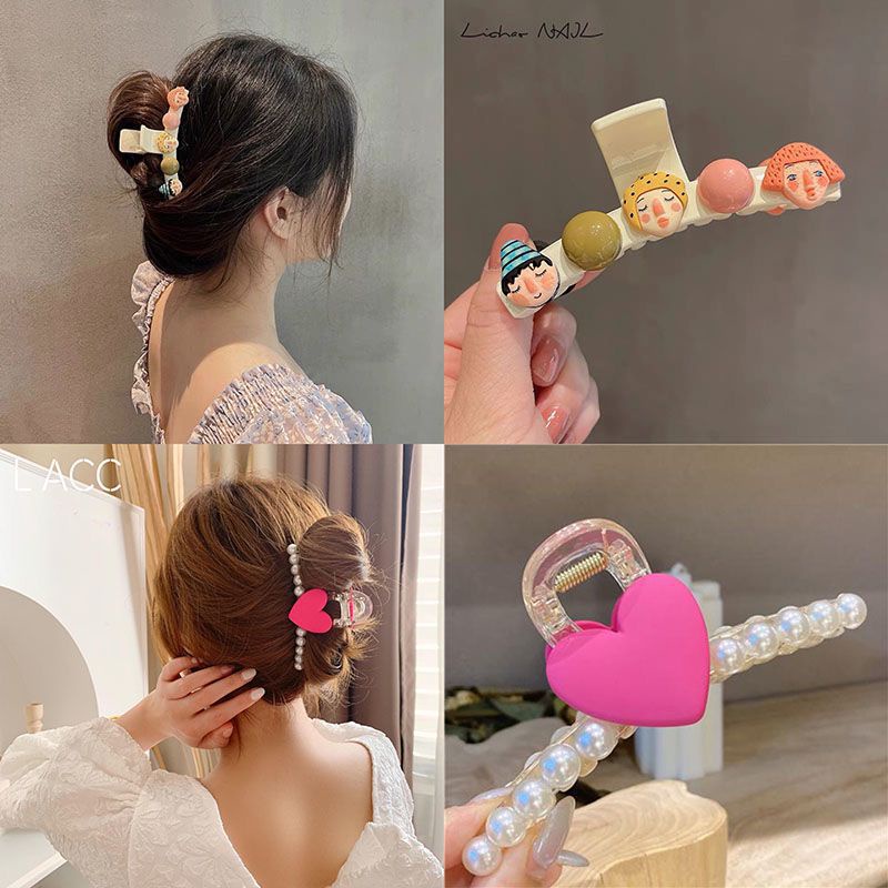Kẹp Tóc Họa Tiết Hoạt Hình Phong Cách Hàn Quốc E181