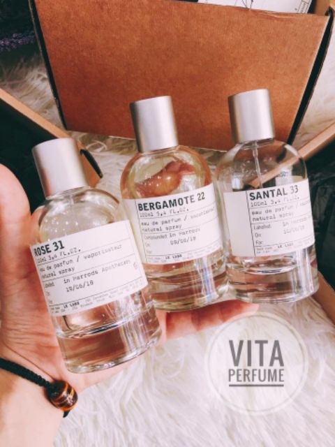 Combo 3 Mẫu thử 2ml Nước Hoa Le Labo ROSE 31, SANTAL 33, BERGAMOTE22 | BigBuy360 - bigbuy360.vn