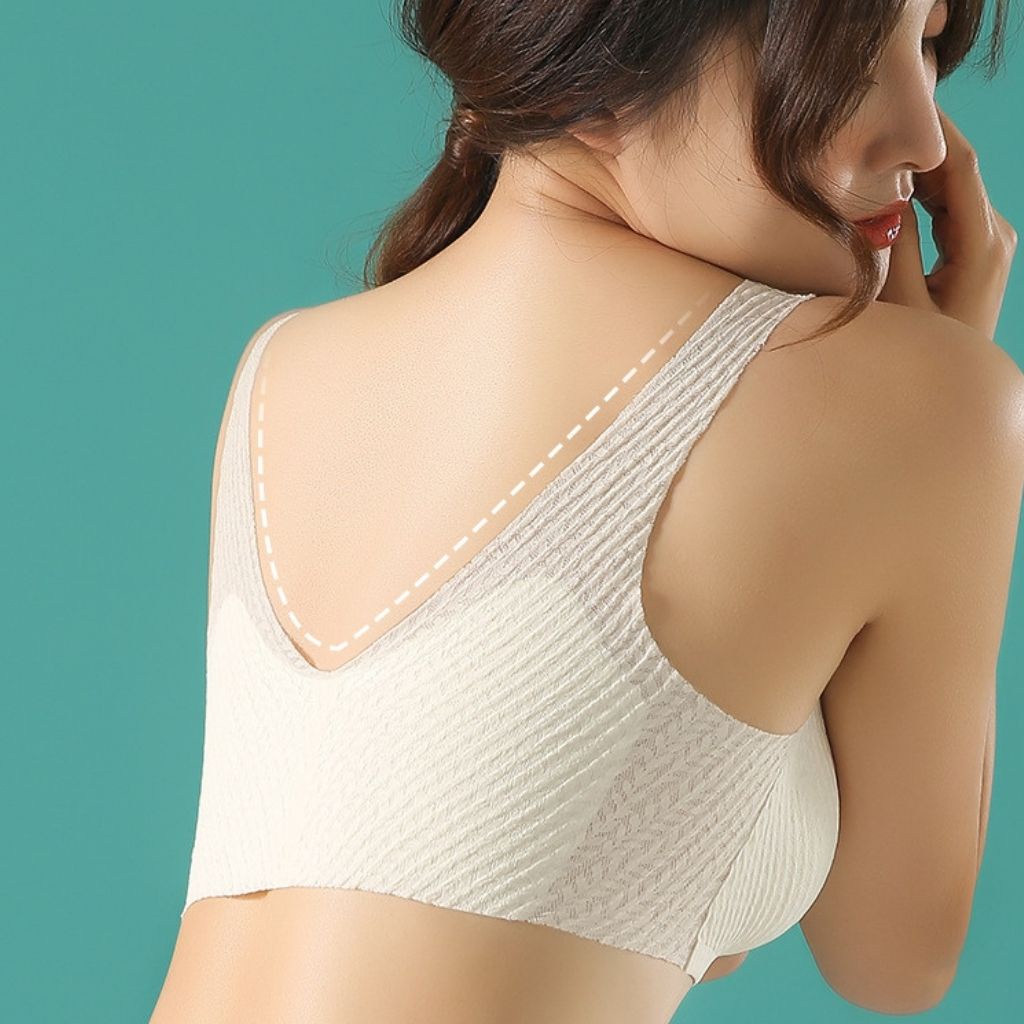 Áo ngực nữ không gọng mút mỏng bản to mặc mềm mại dễ chịu thoải mái DOPICO A3289