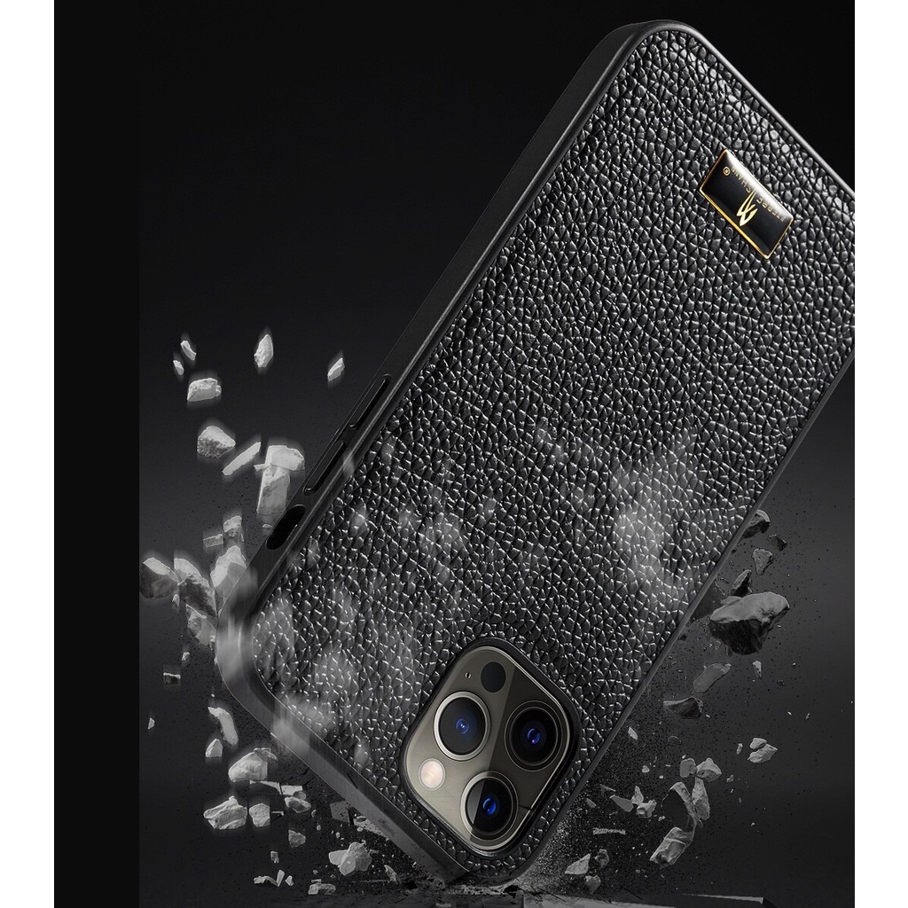 Sang Trọng Ốp Điện Thoại Bằng Da Bò Đan Cho iphone 12 pro max 14 13 pro 11 xs max x xr se 2020 7 8 plus