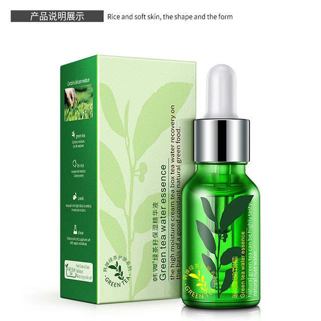 Serum dưỡng da mụn trà xanh Rorec 15ml