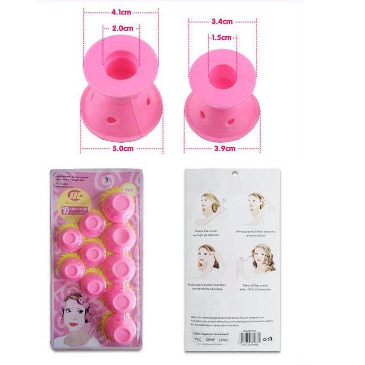 Sét 10 dụng cụ thay lô uốn tóc tạo sóng thay lô tiện lợi L7 (Giao mầu ngẫu nhiên)