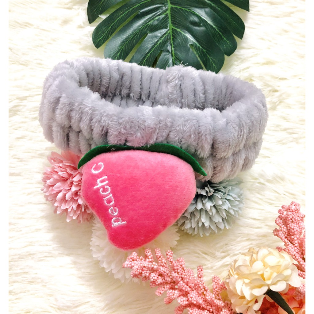 Băng Đô Cài Tóc Hình Trái Đào 3D Xinh Xắn Cho Nữ Siêu HOTHIT | BigBuy360 - bigbuy360.vn