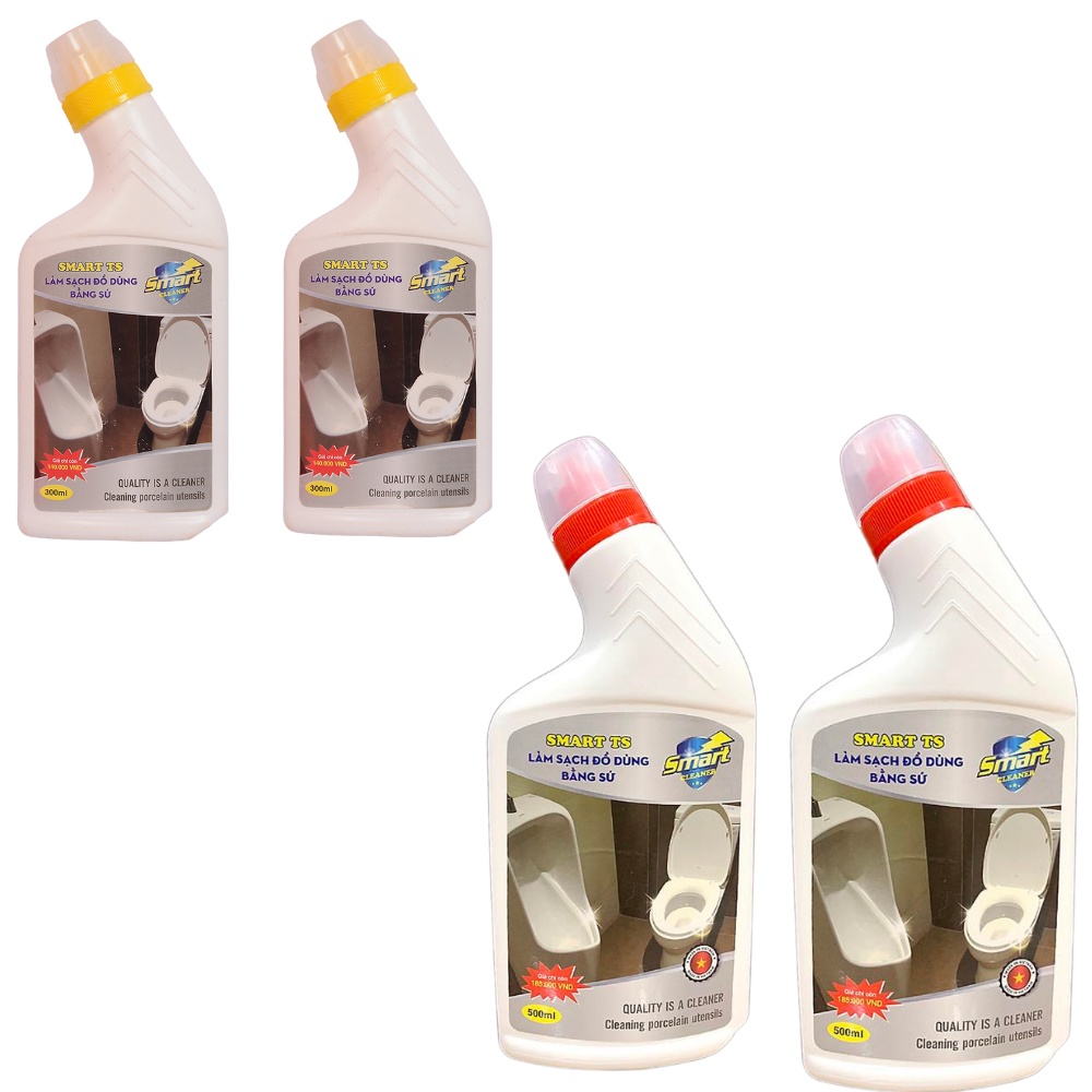 Nước tẩy rửa nhà vệ sinh, bồn cầu, tẩy Sứ các loại - Nước tẩy Smart TS