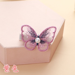 Kẹp tóc con bướm thêu