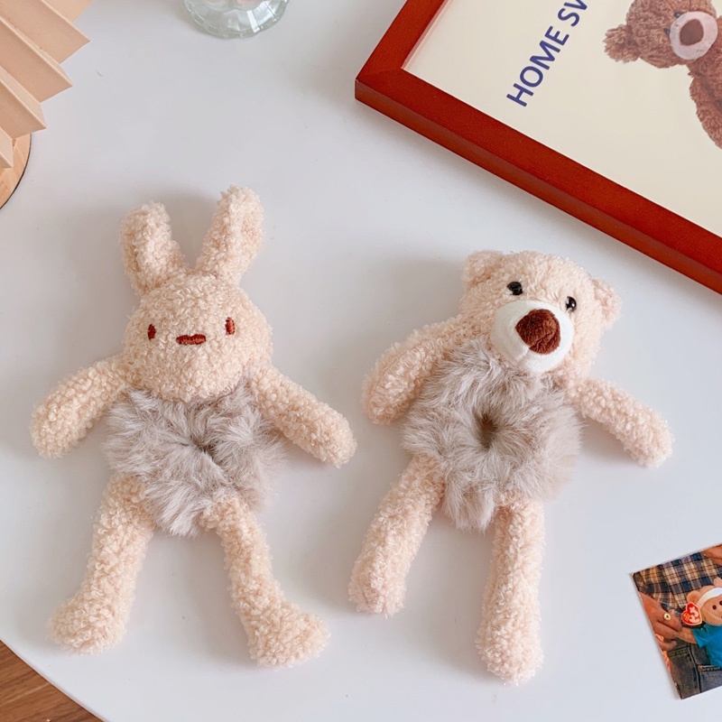 1 Dây Cột Tóc Co Giãn Hình Gấu Dễ Thương