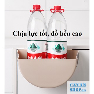 Thùng rác TRÒN đa năng gấp gọn treo tủ bếp nhựa dẻo siêu bền cho căn bếp nhà bạn (màu ngẫu nhiên) GD352-ThungracGG-Tron