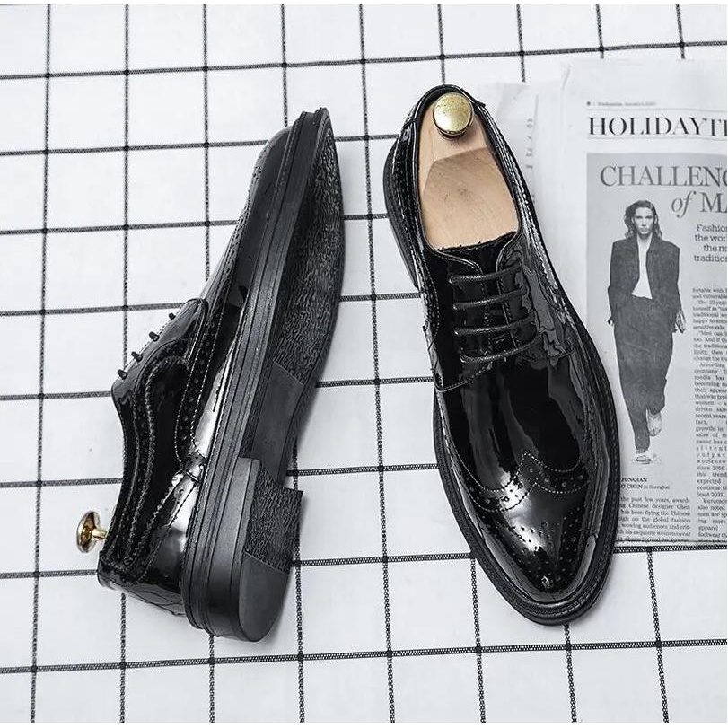 Giày Da Nam Đế Mềm Thời Trang Công Sở