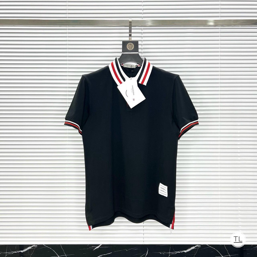 🔥🔥🔥Áo polo Thom Browne họa tiết cổ áo hot trend New 2022🔥🔥🔥