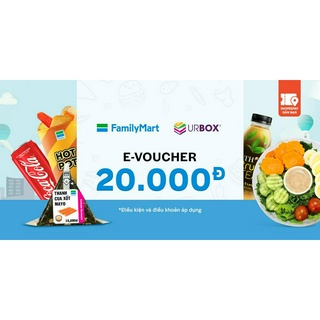 E-Voucher trị giá 20.000đ tại FamilyMart