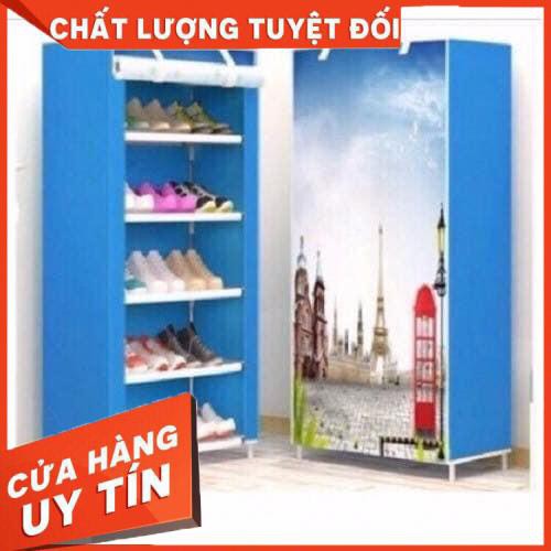 [XẢ KHO+FREE SHIP] Tủ giầy 5 tâng 6 tầng hình 3D siêu đẹp