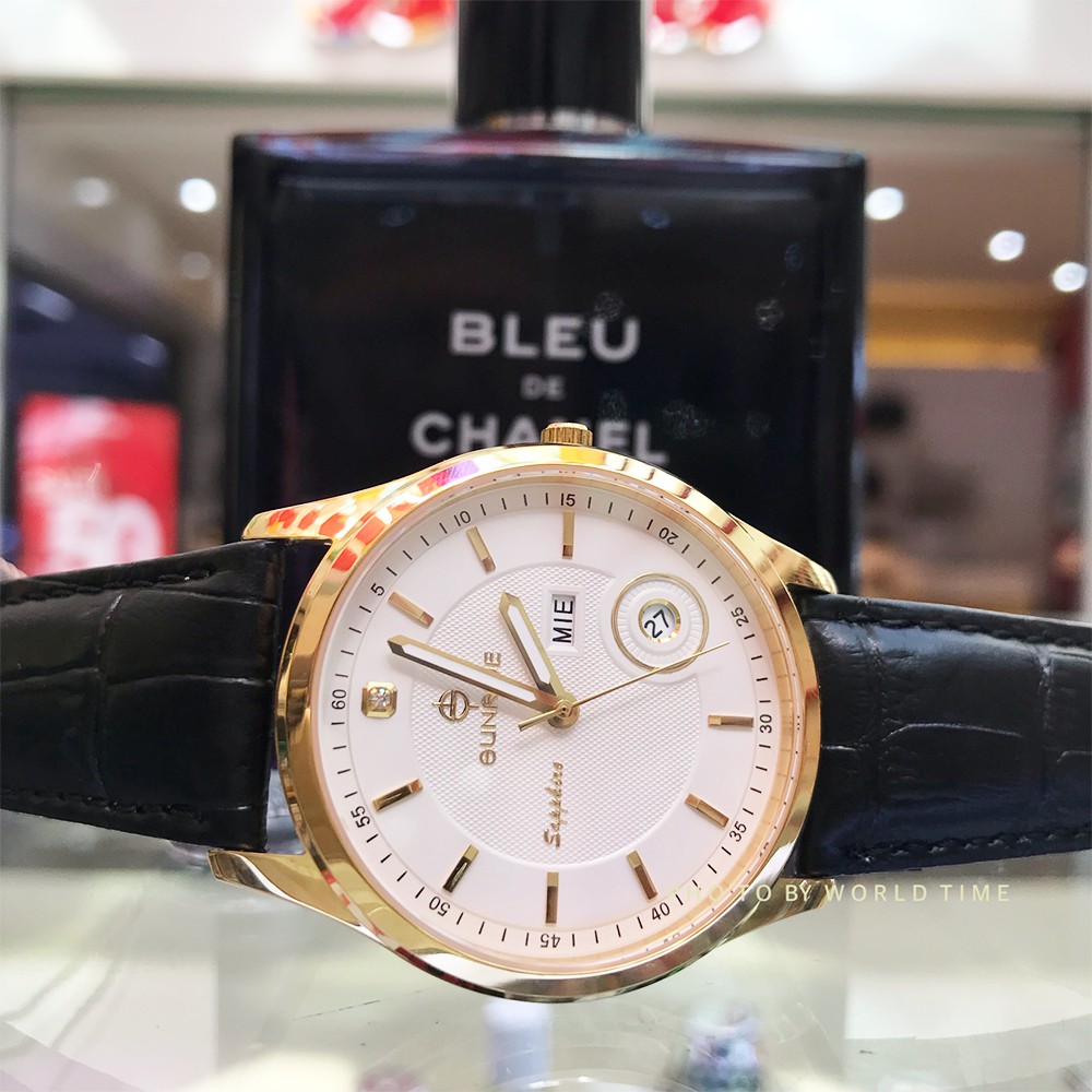 Đồng Hồ Nam Sunrise DM784SWA  Chính Hãng Full Box Mặt Kính Sapphire Chống Xước - Chống Nước- Dây Da | BigBuy360 - bigbuy360.vn